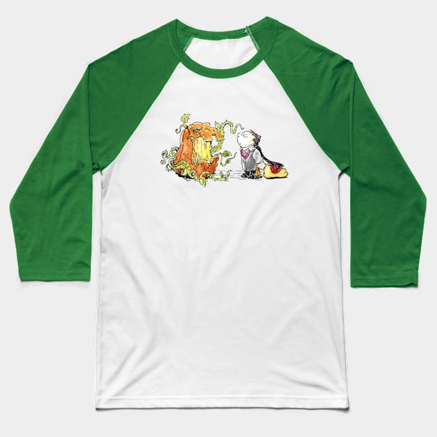 Pumpkin Spice Baseball T-Shirt by Rackham